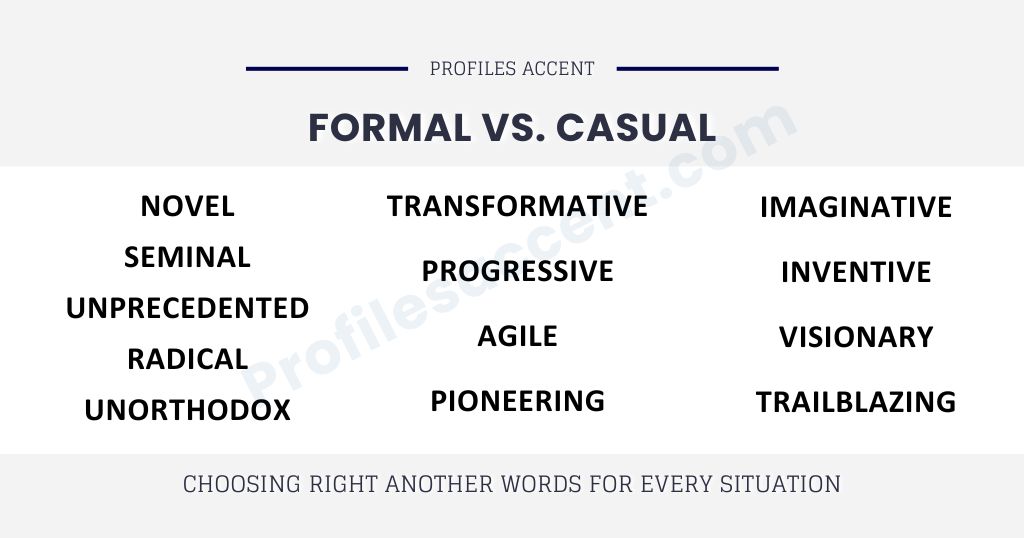 Formal or Casual? Choosing Innovative Synonyms by Context