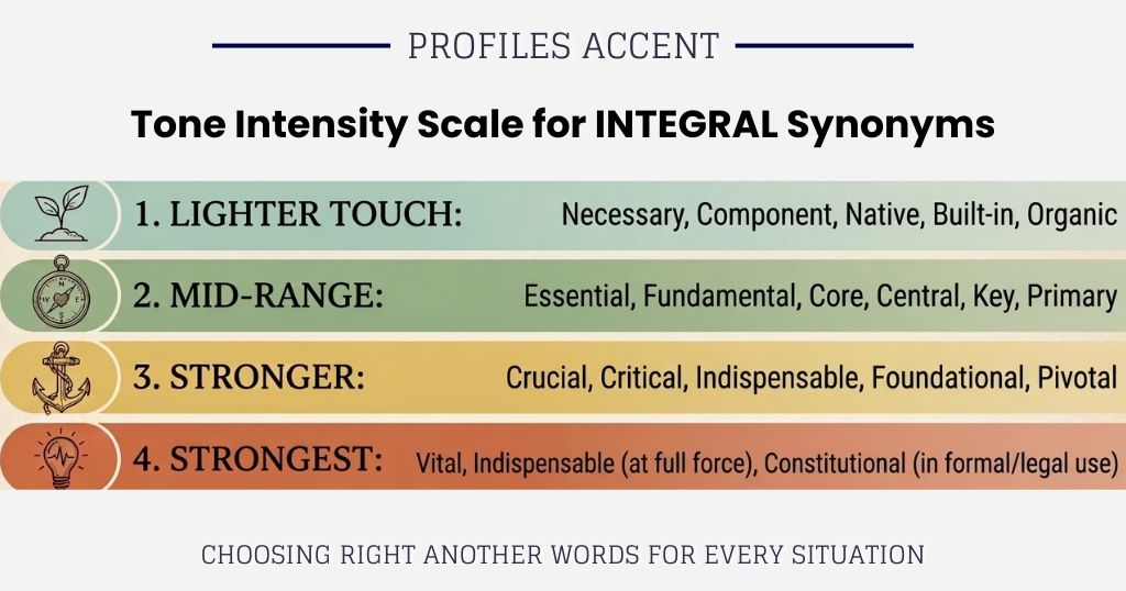 How Strong Is Your Integral Synonym? Tone Intensity Breakdown