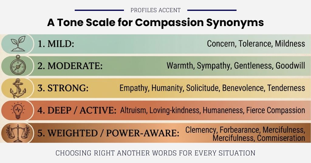 How Strong Is Your Word? A Tone Scale for Compassion Synonyms