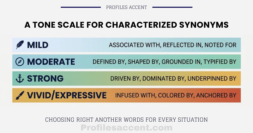 Tone Scale for Characterized Synonyms