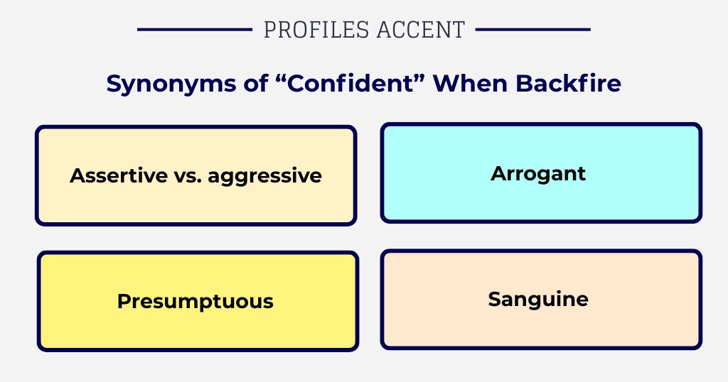 When These Words for Confident Backfire
